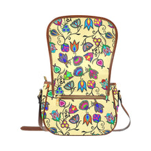 Load image into Gallery viewer, Indigenous Paisley - Vanilla Saddle Bag/Large (Model 1649) Saddle Bag/Large e-joyer 
