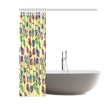 Load image into Gallery viewer, Indigenous Paisley - Vanilla Shower Curtain 60&quot;x72&quot; Shower Curtain 60&quot;x72&quot; e-joyer 
