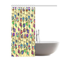 Load image into Gallery viewer, Indigenous Paisley - Vanilla Shower Curtain 60&quot;x72&quot; Shower Curtain 60&quot;x72&quot; e-joyer 
