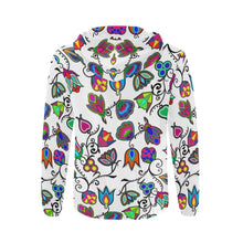 Load image into Gallery viewer, Indigenous Paisley - White All Over Print Full Zip Hoodie for Men (Model H14) All Over Print Full Zip Hoodie for Men (H14) e-joyer 
