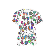 Load image into Gallery viewer, Indigenous Paisley White All Over Print Scrub Top Scrub Top e-joyer 
