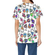 Load image into Gallery viewer, Indigenous Paisley White All Over Print Scrub Top Scrub Top e-joyer 
