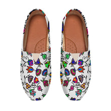 Load image into Gallery viewer, Indigenous Paisley White Casual Unisex Slip On Shoe Herman 
