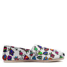 Load image into Gallery viewer, Indigenous Paisley White Casual Unisex Slip On Shoe Herman 
