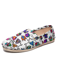 Load image into Gallery viewer, Indigenous Paisley White Casual Unisex Slip On Shoe Herman 
