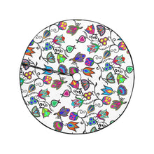 Load image into Gallery viewer, Indigenous Paisley - White Christmas Tree Skirt 47&quot; x 47&quot; Christmas Tree Skirt e-joyer 
