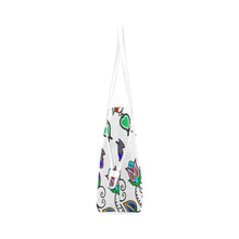 Load image into Gallery viewer, Indigenous Paisley - White Clover Canvas Tote Bag (Model 1661) Clover Canvas Tote Bag (1661) e-joyer 
