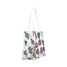 Load image into Gallery viewer, Indigenous Paisley - White Clover Canvas Tote Bag (Model 1661) Clover Canvas Tote Bag (1661) e-joyer 
