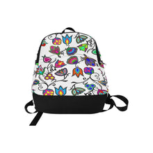 Load image into Gallery viewer, Indigenous Paisley White Fabric Backpack for Adult (Model 1659) Casual Backpack for Adult (1659) e-joyer 
