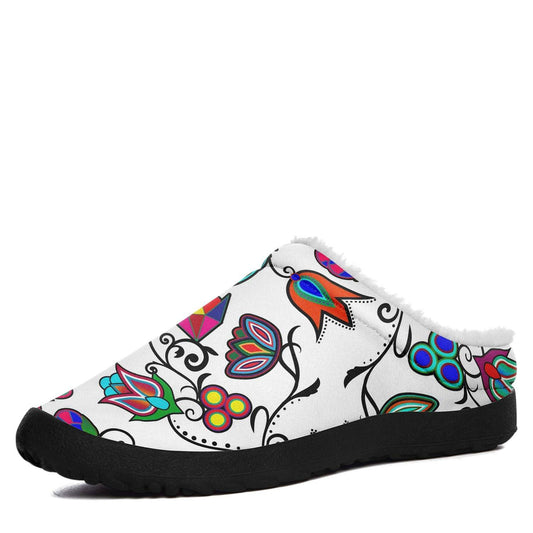 Indigenous Paisley White Ikinnii Indoor Slipper 49 Dzine 