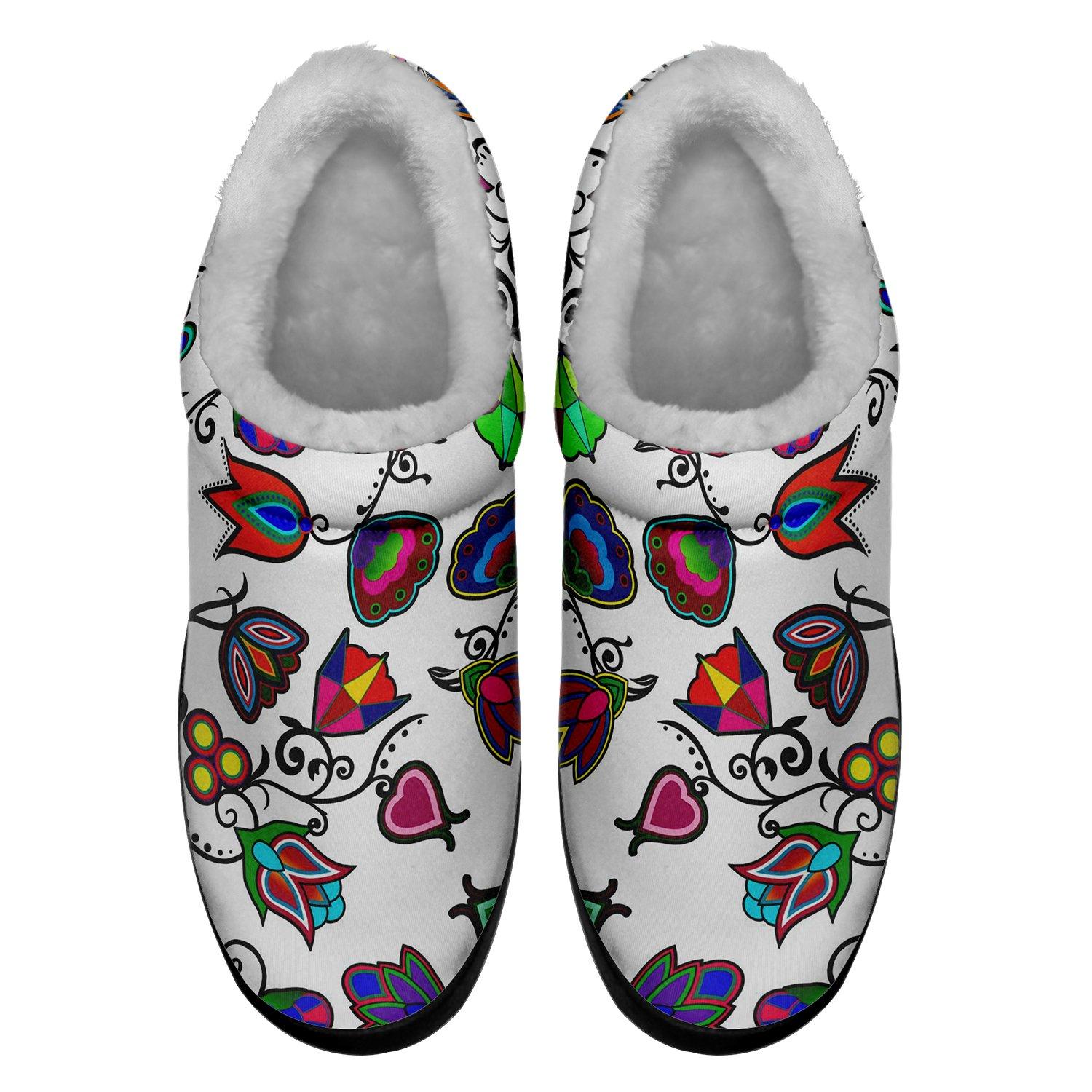 Indigenous Paisley White Ikinnii Indoor Slipper 49 Dzine 