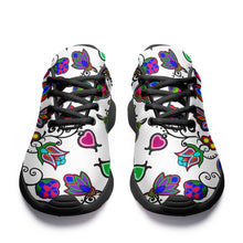 Load image into Gallery viewer, Indigenous Paisley White Ikkaayi Sport Sneakers 49 Dzine 
