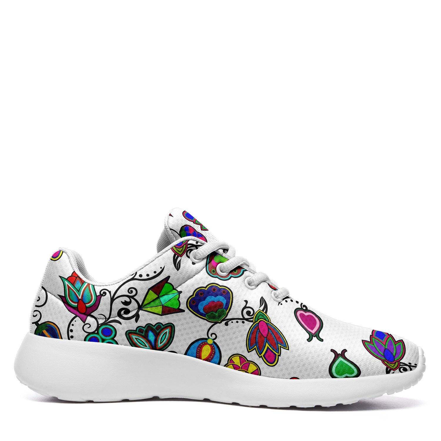 Indigenous Paisley White Ikkaayi Sport Sneakers 49 Dzine 