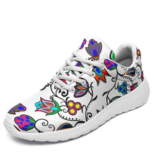 Load image into Gallery viewer, Indigenous Paisley White Ikkaayi Sport Sneakers 49 Dzine 
