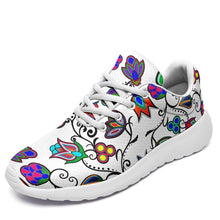 Load image into Gallery viewer, Indigenous Paisley White Ikkaayi Sport Sneakers 49 Dzine US Women 4.5 / US Youth 3.5 / EUR 35 White Sole 
