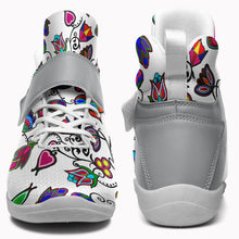 Load image into Gallery viewer, Indigenous Paisley White Ipottaa Basketball / Sport High Top Shoes 49 Dzine 
