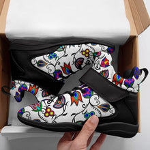 Load image into Gallery viewer, Indigenous Paisley White Ipottaa Basketball / Sport High Top Shoes 49 Dzine 
