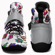 Load image into Gallery viewer, Indigenous Paisley White Ipottaa Basketball / Sport High Top Shoes 49 Dzine 
