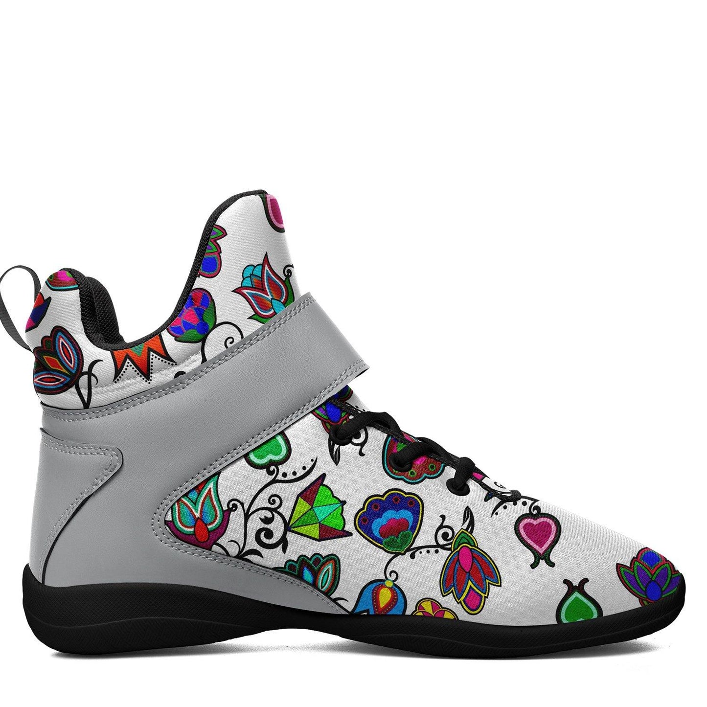 Indigenous Paisley White Ipottaa Basketball / Sport High Top Shoes 49 Dzine 