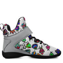 Load image into Gallery viewer, Indigenous Paisley White Ipottaa Basketball / Sport High Top Shoes 49 Dzine 
