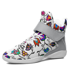 Load image into Gallery viewer, Indigenous Paisley White Ipottaa Basketball / Sport High Top Shoes 49 Dzine 
