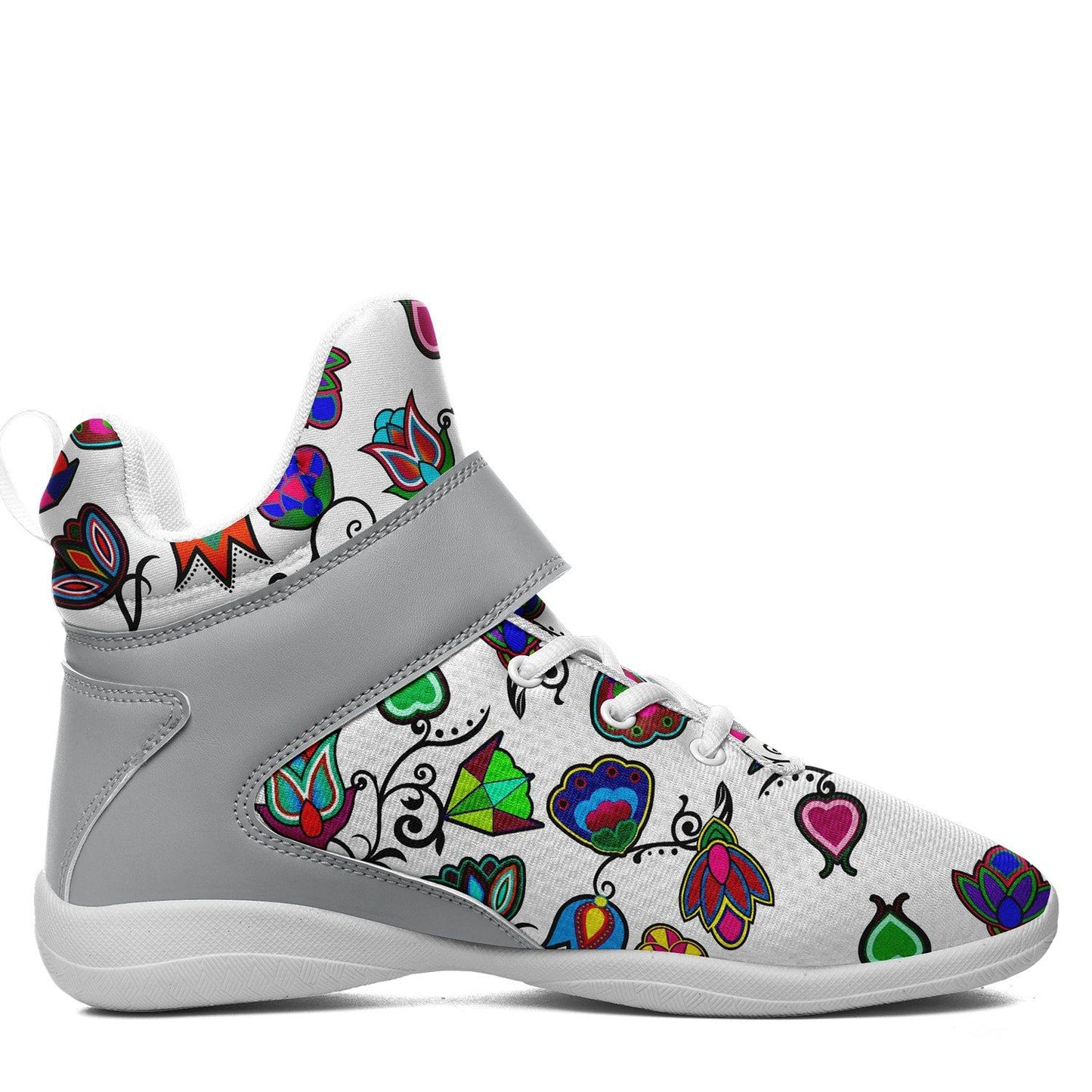 Indigenous Paisley White Ipottaa Basketball / Sport High Top Shoes 49 Dzine 