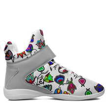 Load image into Gallery viewer, Indigenous Paisley White Ipottaa Basketball / Sport High Top Shoes 49 Dzine 
