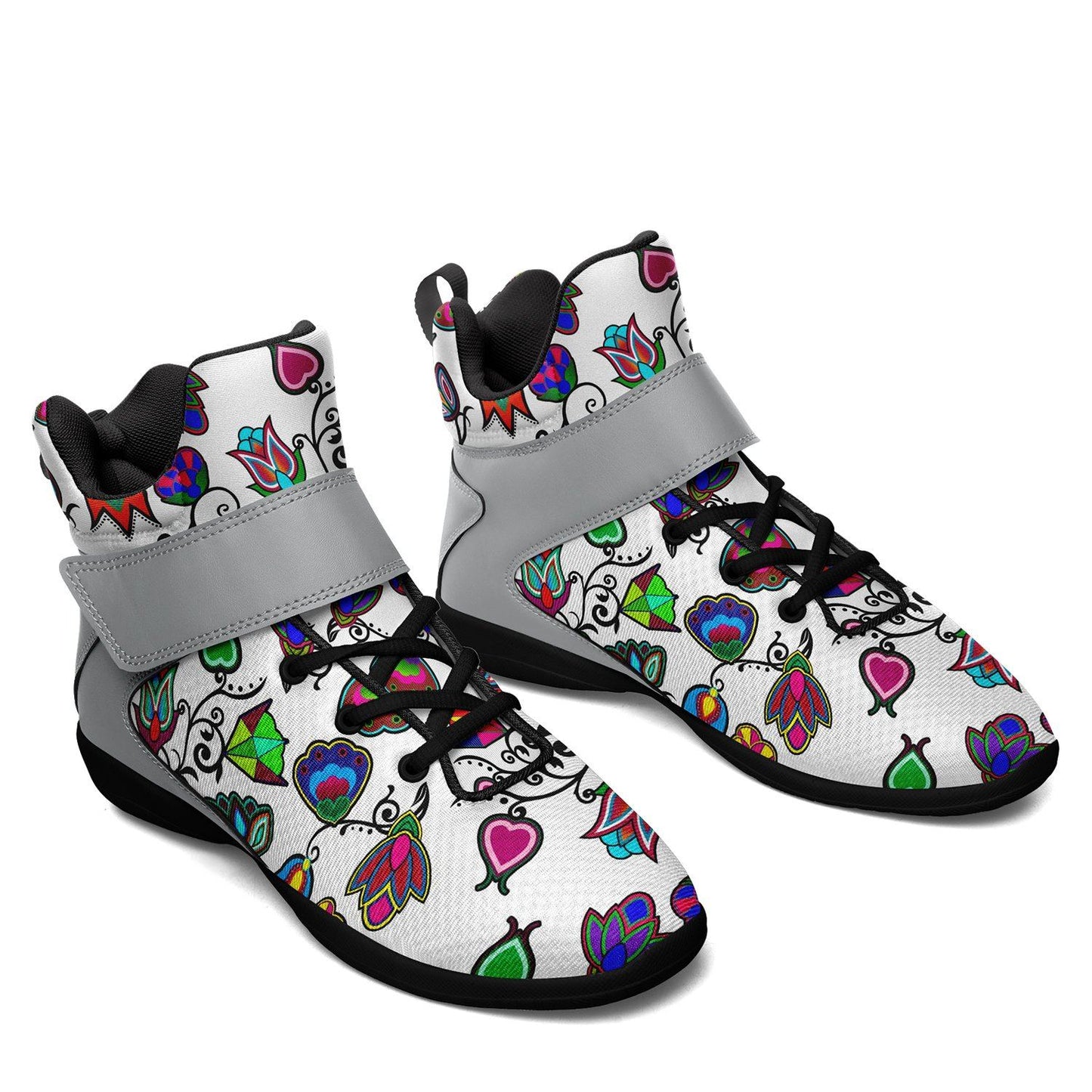 Indigenous Paisley White Ipottaa Basketball / Sport High Top Shoes 49 Dzine 