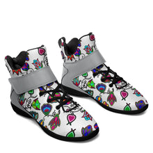 Load image into Gallery viewer, Indigenous Paisley White Ipottaa Basketball / Sport High Top Shoes 49 Dzine 
