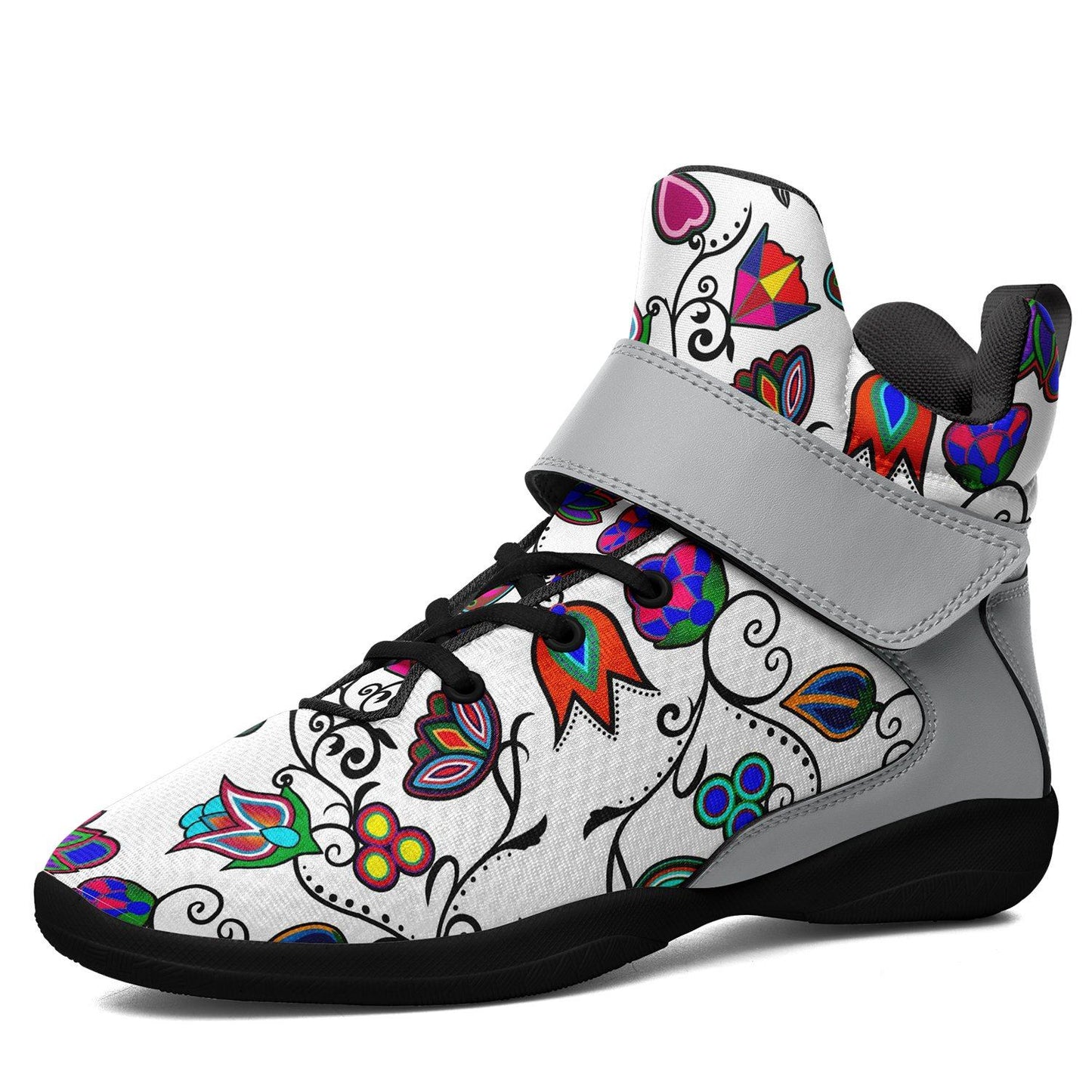 Indigenous Paisley White Ipottaa Basketball / Sport High Top Shoes 49 Dzine 