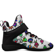 Load image into Gallery viewer, Indigenous Paisley White Ipottaa Basketball / Sport High Top Shoes 49 Dzine 
