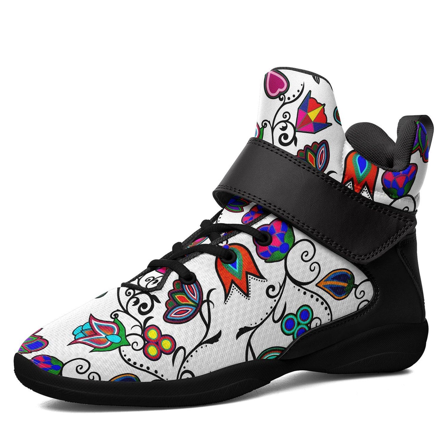 Indigenous Paisley White Ipottaa Basketball / Sport High Top Shoes 49 Dzine 