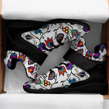 Load image into Gallery viewer, Indigenous Paisley White Ipottaa Basketball / Sport High Top Shoes 49 Dzine 
