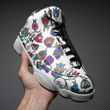 Load image into Gallery viewer, Indigenous Paisley - White Isstsokini Athletic Shoes Herman 
