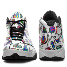 Load image into Gallery viewer, Indigenous Paisley - White Isstsokini Athletic Shoes Herman 
