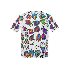 Load image into Gallery viewer, Indigenous Paisley - White Kids&#39; All Over Print T-shirt (USA Size) (Model T40) All Over Print T-shirt for Kid (T40) e-joyer 
