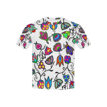 Load image into Gallery viewer, Indigenous Paisley - White Kids&#39; All Over Print T-shirt (USA Size) (Model T40) All Over Print T-shirt for Kid (T40) e-joyer 
