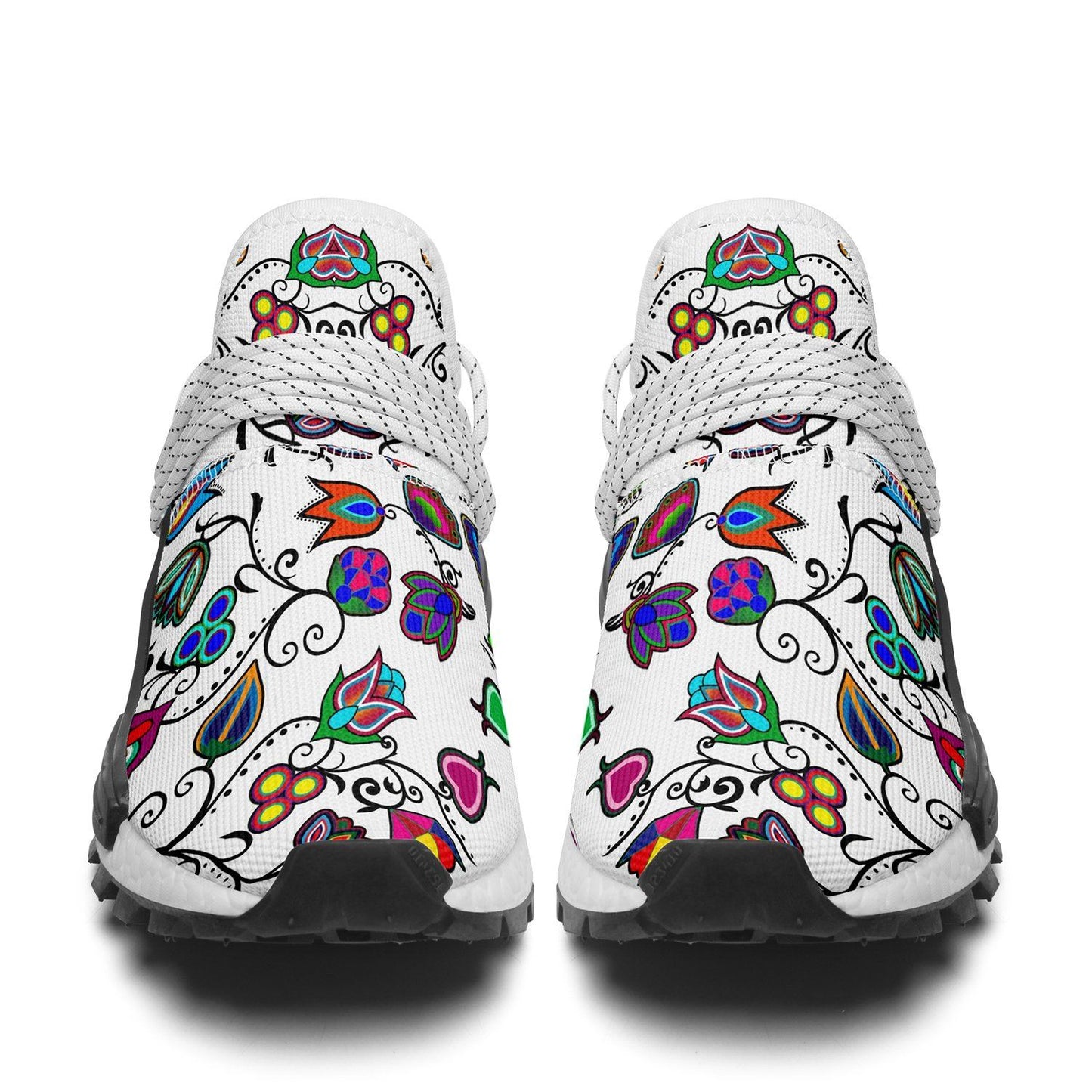 Indigenous Paisley White Okaki Sneakers Shoes 49 Dzine 