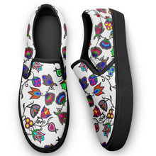 Load image into Gallery viewer, Indigenous Paisley White Otoyimm Canvas Slip On Shoes 49 Dzine 
