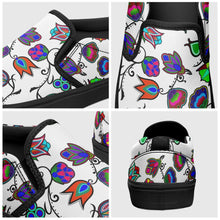 Load image into Gallery viewer, Indigenous Paisley White Otoyimm Canvas Slip On Shoes 49 Dzine 
