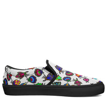 Load image into Gallery viewer, Indigenous Paisley White Otoyimm Canvas Slip On Shoes 49 Dzine 
