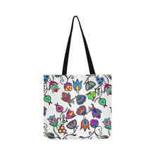 Load image into Gallery viewer, Indigenous Paisley - White Reusable Shopping Bag Model 1660 (Two sides) Shopping Tote Bag (1660) e-joyer 
