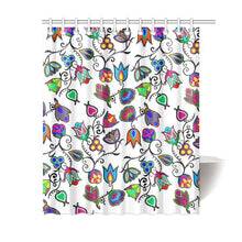 Load image into Gallery viewer, Indigenous Paisley - White Shower Curtain 60&quot;x72&quot; Shower Curtain 60&quot;x72&quot; e-joyer 
