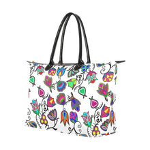 Load image into Gallery viewer, Indigenous Paisley White Single-Shoulder Lady Handbag (Model 1714) bag e-joyer 
