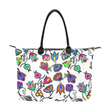 Load image into Gallery viewer, Indigenous Paisley White Single-Shoulder Lady Handbag (Model 1714) bag e-joyer 
