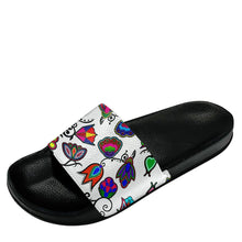 Load image into Gallery viewer, Indigenous Paisley White Slide Sandals 49 Dzine 
