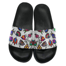 Load image into Gallery viewer, Indigenous Paisley White Slide Sandals 49 Dzine 
