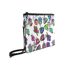 Load image into Gallery viewer, Indigenous Paisley - White Slim Clutch Bag (Model 1668) Slim Clutch Bags (1668) e-joyer 
