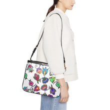 Load image into Gallery viewer, Indigenous Paisley - White Small Shoulder Bag (Model 1710) Small Shoulder Bag (1710) e-joyer 
