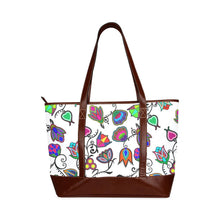 Load image into Gallery viewer, Indigenous Paisley - White Tote Handbag (Model 1642) Tote Handbags (1642) e-joyer 
